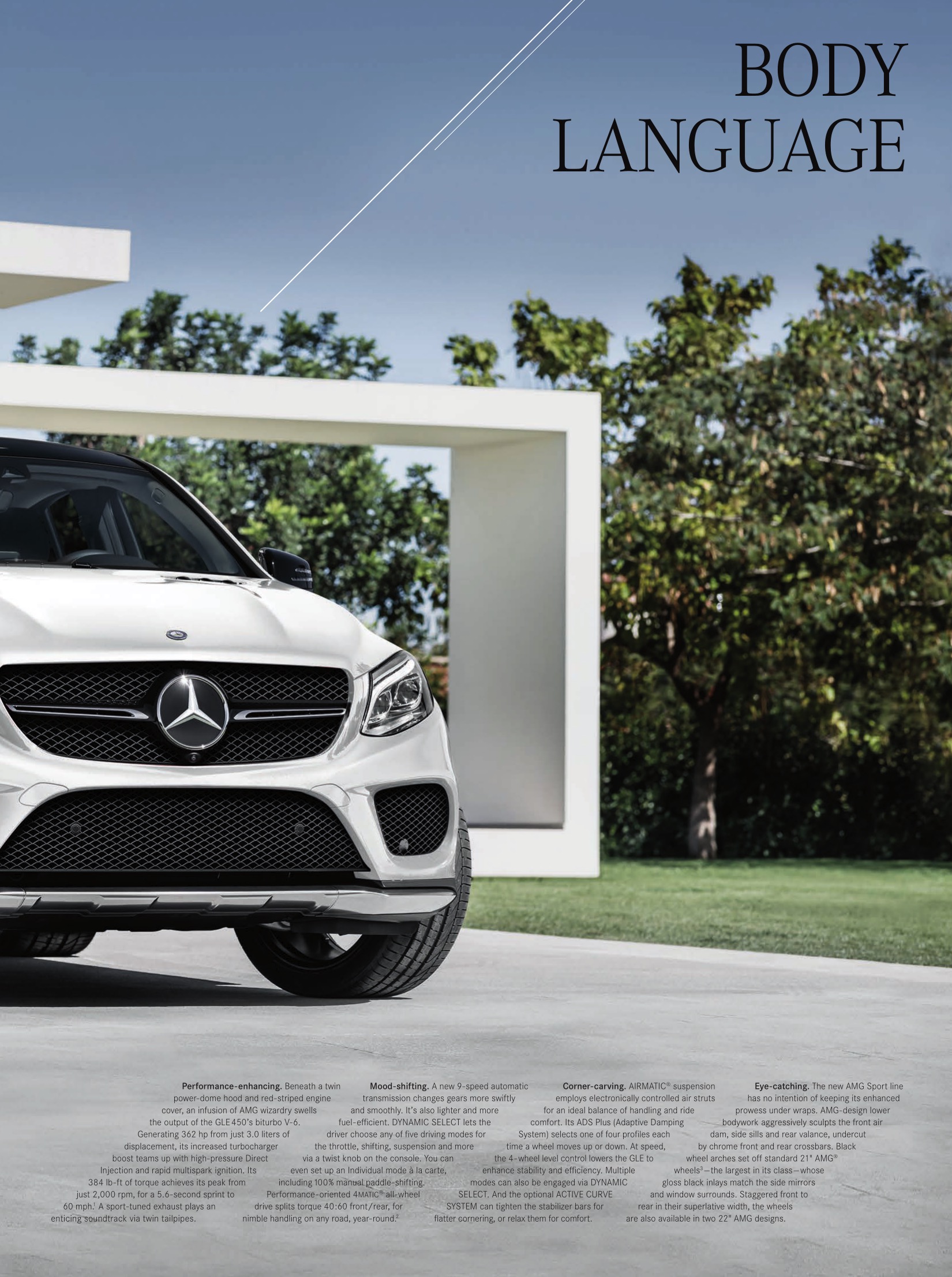 2016 Mercedes-Benz GLE-Class Coupe Brochure Page 1